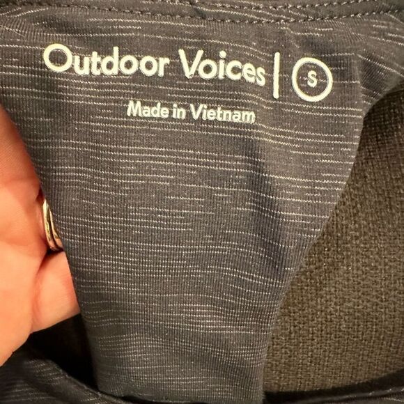 Outdoor voices techsweat crop tank black - Picture 4 of 4